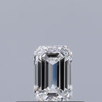 Diamante Naturale Taglio Smeraldo 0.3ct VG/EX D VVS1 - GIA - 4.68x3.11x2.09mm