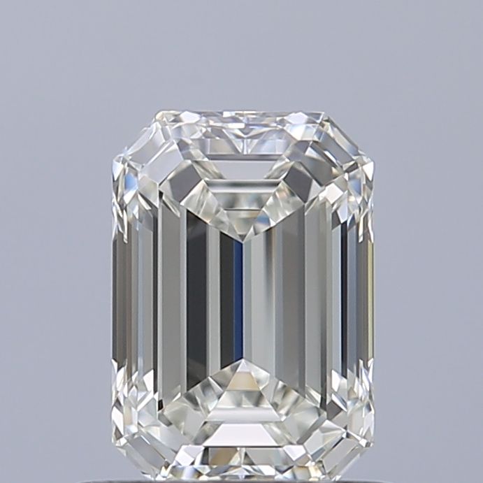 Diamante Naturale Taglio Smeraldo 0.7ct EX/EX F VVS1 - IGI - 6.17x4.23x2.82mm