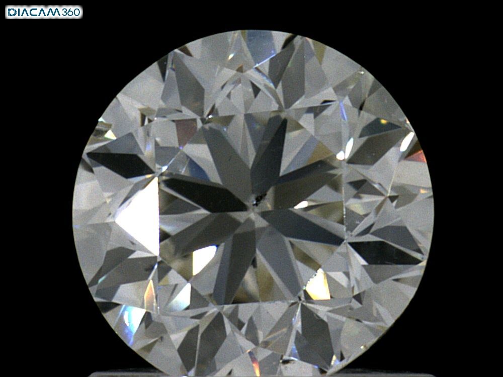 Diamante Naturale Taglio Brillante 1ct VG/G/EX J VS2 - GIA - 6.15x6.26x4.0mm