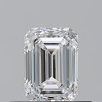 Diamante Naturale Taglio Smeraldo 0.51ct VG/EX E VS1 - GIA - 5.35x3.82x2.55mm