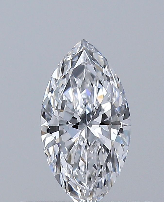 Diamante Naturale Taglio Marquise 0.32ct VG/EX D IF - GIA - 7.04x3.69x2.18mm