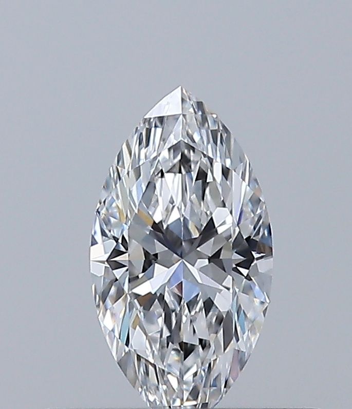 Diamante Naturale Taglio Marquise 0.32ct EX/VG D IF - GIA - 6.84x3.6x2.24mm