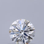 Diamante Naturale Taglio Brillante 0.45ct 3EX D VS2 - GIA - 4.87x4.89x3.05mm
