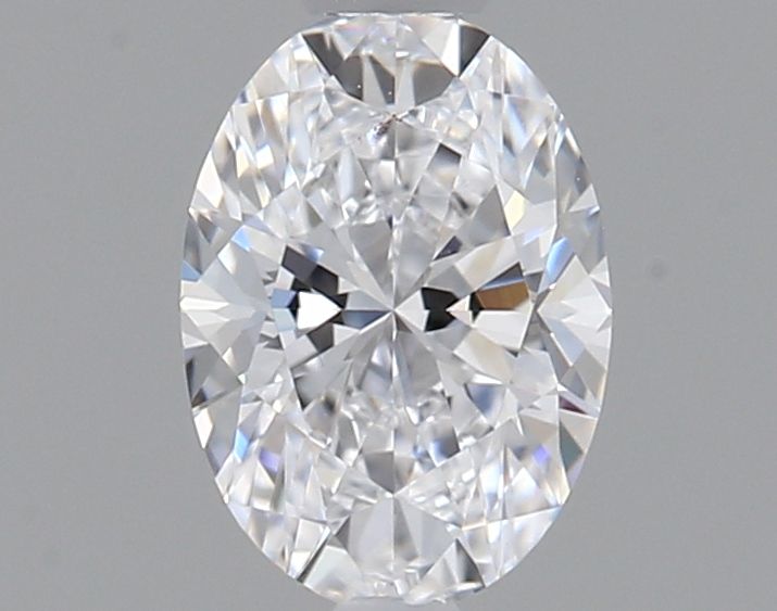 Diamante Naturale Taglio Ovale 0.4ct VG/EX D VVS2 - GIA - 5.86x4.14x2.64mm