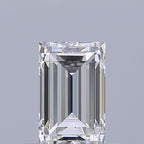 Diamante Naturale Taglio Baguette 0.61ct EX/EX E VVS2 - GIA - 5.96x3.79x2.62mm