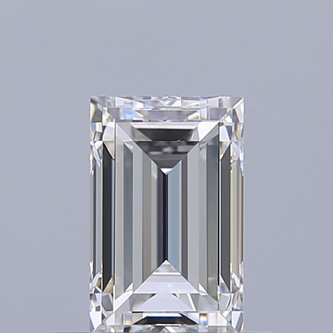 Diamante Naturale Taglio Baguette 0.61ct EX/EX E VVS2 - GIA - 5.96x3.79x2.62mm