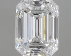 Diamante Naturale Taglio Smeraldo 0.5ct VG/EX D VVS1 - IGI - 4.91x3.73x2.7mm
