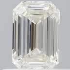 Diamante Naturale Taglio Smeraldo 0.42ct EX/EX H IF - IGI - 5.22x3.49x2.23mm