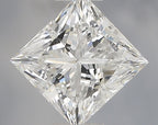 Diamante Naturale Taglio Princess 0.75ct EX/EX E VVS2 - IGI - 4.97x4.86x3.53mm