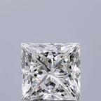 Diamante Naturale Taglio Princess 1.01ct EX/EX H VVS1 - IGI - 5.4x5.37x3.92mm