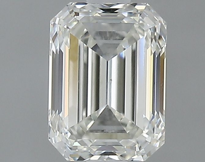Diamante Naturale Taglio Smeraldo 0.5ct EX/VG J VS2 - GIA - 5.14x3.78x2.6mm