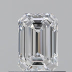 Diamante Naturale Taglio Smeraldo 0.63ct VG/EX D VS1 - GIA - 6.08x4.09x2.65mm
