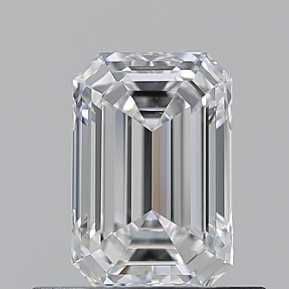 Diamante Naturale Taglio Smeraldo 0.63ct VG/EX D VS1 - GIA - 6.08x4.09x2.65mm