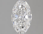 Diamante Naturale Taglio Ovale 1ct VG/EX D VS2 - GIA - 8.91x5.38x3.23mm