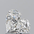Diamante Naturale Taglio Cuore 1.02ct EX/EX I VVS2 - GIA - 5.83x6.84x4.35mm