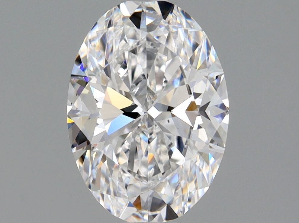 Diamante Naturale Taglio Ovale 1.01ct VG/EX D VS2 - GIA - 7.89x5.64x3.48mm