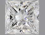 Diamante Naturale Taglio Princess 0.71ct EX/EX E VVS2 - GIA - 5.1x4.96x3.55mm