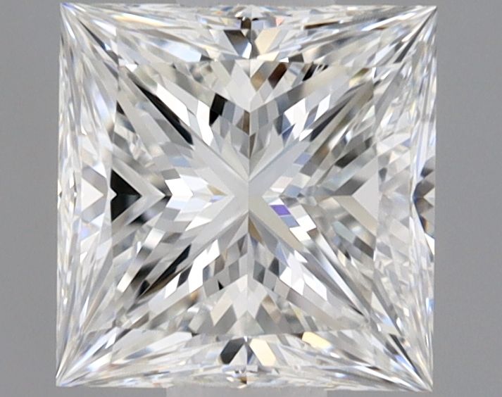 Diamante Naturale Taglio Princess 0.71ct EX/EX E VVS2 - GIA - 5.1x4.96x3.55mm