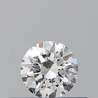 Diamante Naturale Taglio Brillante 0.3ct EX/EX/VG F VVS1 - GIA - 4.3x4.27x2.65mm