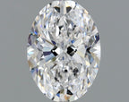 Diamante Naturale Taglio Ovale 1ct EX/EX D VS2 - GIA - 7.76x5.56x3.55mm