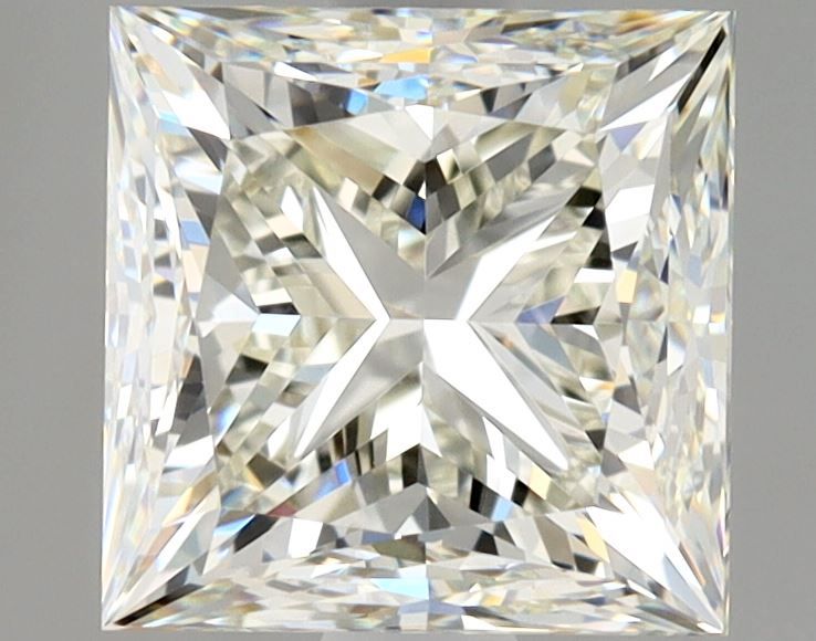 Diamante Naturale Taglio Princess 1.9ct VG/EX J VVS2 - GIA - 6.51x6.48x4.99mm