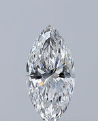 Diamante Naturale Taglio Marquise 0.5ct VG/EX F VVS2 - GIA - 8.44x4.08x2.56mm