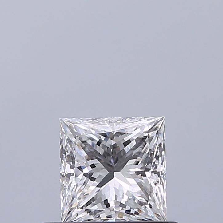 Diamante Naturale Taglio Princess 0.51ct VG/EX E VS2 - GIA - 4.45x4.36x3.16mm