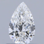 Diamante Naturale Taglio Goccia 0.5ct VG/VG E VVS2 - GIA - 7.22x4.42x2.68mm