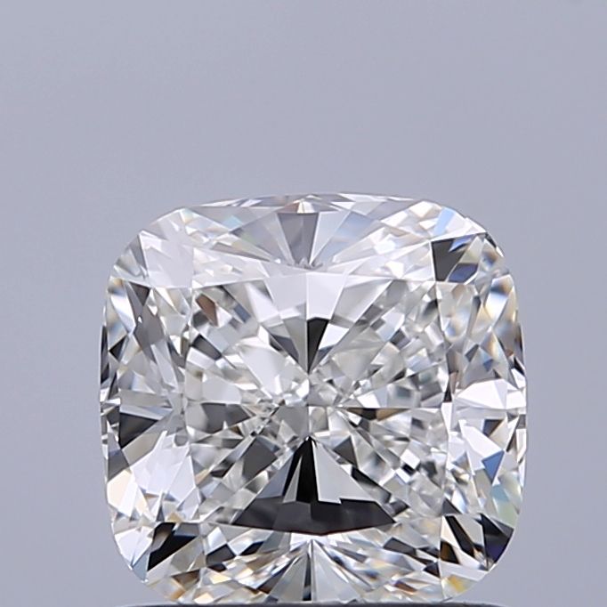 Diamante Taglio Cushion Brillante 1ct VG/EX F VVS1 - GIA - 5.65x5.61x3.78mm