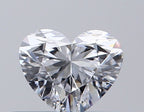 Diamante Naturale Taglio Cuore 0.32ct EX/EX D VS2 - GIA - 4.11x4.82x2.85mm