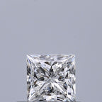 Diamante Naturale Taglio Princess 0.45ct EX/EX D VVS1 - GIA - 4.14x4.11x3.03mm
