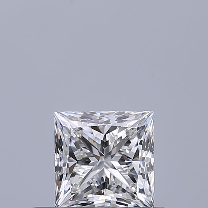 Diamante Naturale Taglio Princess 0.45ct EX/EX D VVS1 - GIA - 4.14x4.11x3.03mm