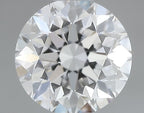Diamante Naturale Taglio Brillante 0.5ct G/EX/VG E VVS2 - GIA - 4.95x4.99x3.22mm
