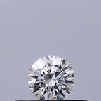 Diamante Naturale Taglio Brillante 0.19ct 3EX F VS2 - GIA - 3.72x3.74x2.28mm