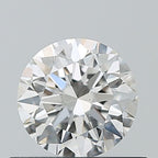 Diamante Naturale Taglio Brillante 0.5ct 3EX F VS1 - IGI - 5.04x5.08x3.12mm