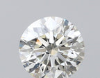 Diamante Naturale Taglio Brillante 0.5ct EX/VG/EX J VS2 - GIA - 5.0x5.06x3.2mm