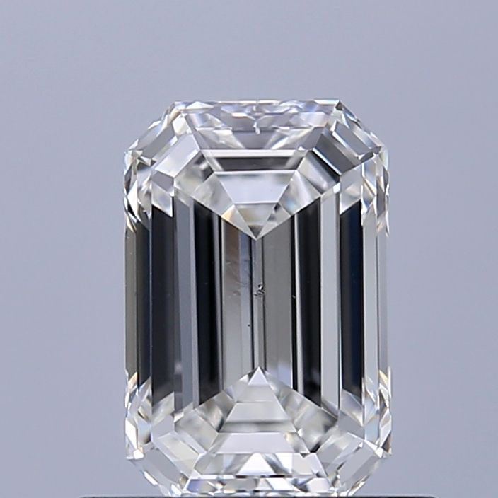 Diamante Naturale Taglio Smeraldo 0.71ct VG/EX F VS2 - GIA - 6.36x4.17x2.8mm