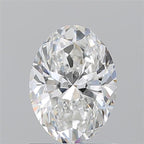 Diamante Naturale Taglio Ovale 1.2ct EX/EX F VS1 - GIA - 8.06x5.88x3.84mm