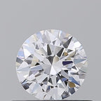 Diamante Naturale Taglio Brillante 0.52ct 3EX D IF - GIA - 5.19x5.16x3.16mm