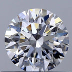 Diamante Naturale Taglio Brillante 0.61ct 3EX D VVS1 - GIA - 5.38x5.42x3.37mm