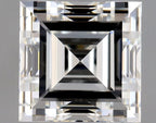 Diamante Taglio Radiant Quadrato 0.9ct EX/EX G VVS1 - GIA - 5.13x5.09x3.6mm