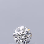 Diamante Naturale Taglio Brillante 0.19ct 3EX F VVS1 - IGI - 3.65x3.68x2.28mm