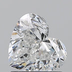 Diamante Naturale Taglio Cuore 1.01ct VG/EX F VVS2 - GIA - 6.34x7.13x3.86mm
