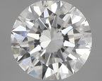 Diamante Naturale Taglio Brillante 0.5ct EX/VG/VG G VVS2 - GIA - 5.09x5.11x3.1mm