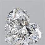 Diamante Naturale Taglio Cuore 1.59ct EX/EX F VS1 - GIA - 7.16x8.1x4.68mm
