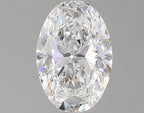Diamante Naturale Taglio Ovale 0.51ct VG/EX F VVS2 - GIA - 6.45x4.36x2.78mm