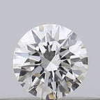 Diamante Naturale Taglio Brillante 0.18ct 3EX H VVS1 - GIA - 3.62x3.64x2.25mm