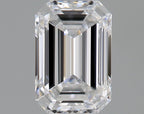 Diamante Naturale Taglio Smeraldo 0.51ct EX/EX D VVS1 - GIA - 5.59x3.79x2.5mm