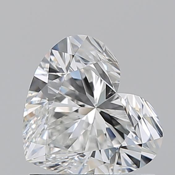 Diamante Naturale Taglio Cuore 1.05ct EX/EX F IF - GIA - 6.19x6.97x4.1mm