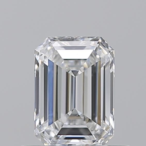 Diamante Naturale Taglio Smeraldo 0.55ct VG/VG E VS1 - GIA - 5.63x4.01x2.55mm